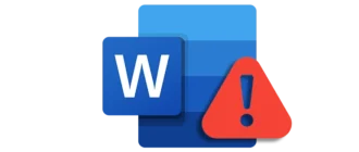 Значок, обозначающий ограниченные возможности программы MS Word, свидетельствующий о недоступных функциях, что может указывать на режим просмотра или ограниченного использования.